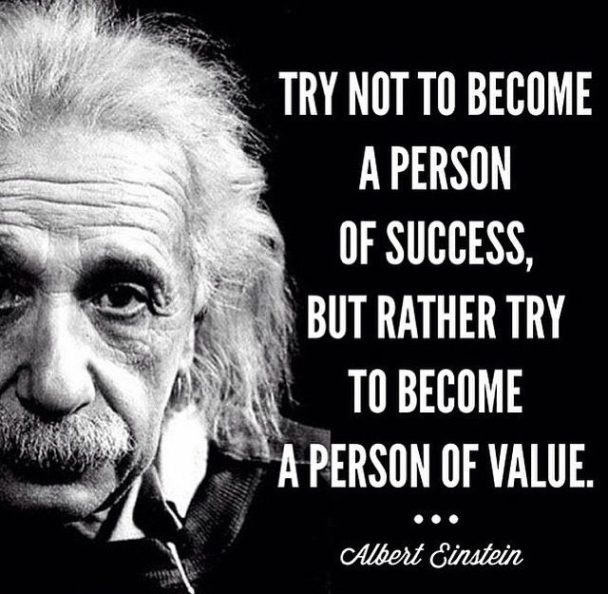 Albert Einstein Quotes : Value >>> success - CultQuotes - Home of pop